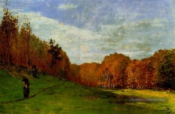 Woodbearers dans la forêt de Fontainebleau Claude Monet Peinture à l'huile